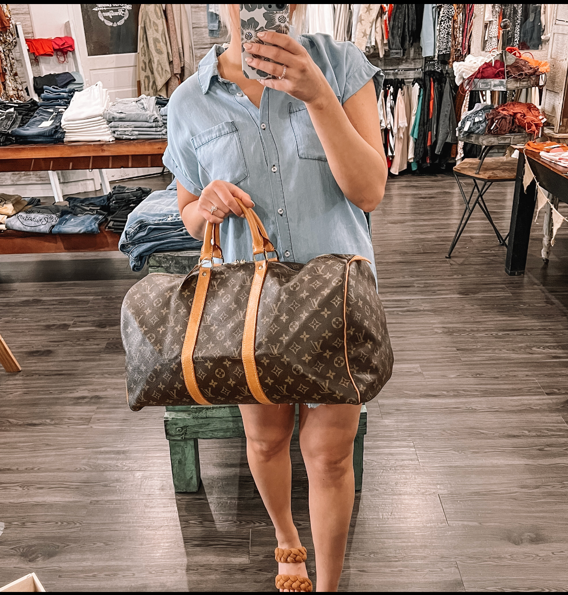 LOUIS VUITTON キーポル45 vintage Authentic Vintage Louis Vuitton - '85 Keepall | West Anna Boutique